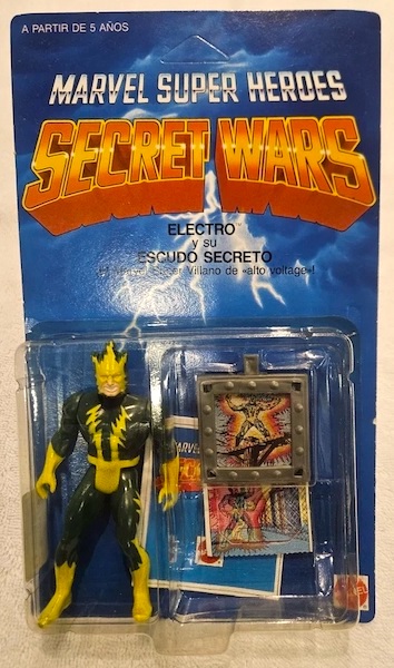 Marvel Secret Wars Electro Figure. Click to sell or value yours