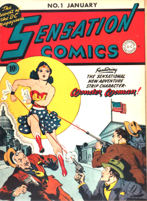 Sensation Comics #1
1st Wonder Woman cover