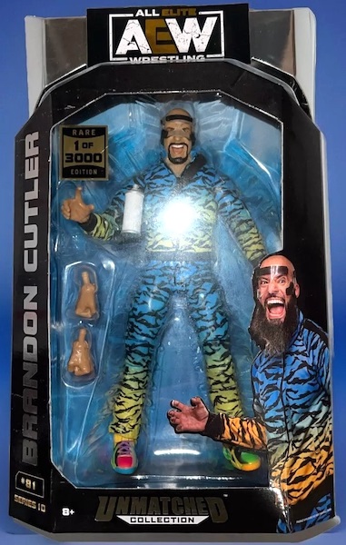 AEW Unmatched Series 10 Brandon Cutler Chase Action Figure. Click to value or sell yours