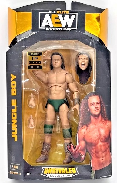 AEW Unrivaled Series 11 Jungle Boy Chase Action Figure. Click for appraisal