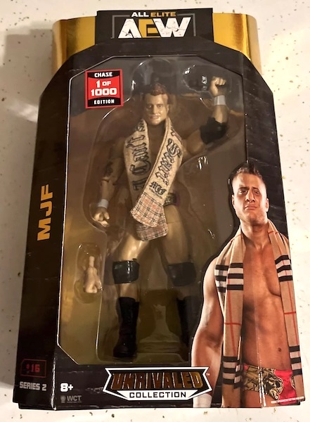 AEW Unrivaled Series 2 MJF Chase Action Figure. Click for appraisal