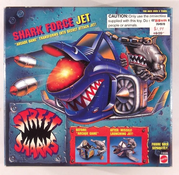 Street Sharks Shark Force Jet playset