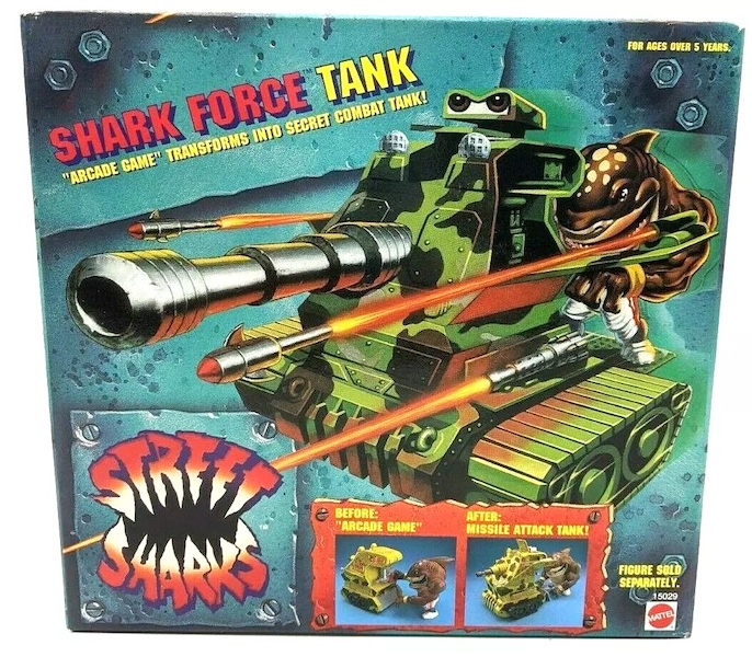 Street Sharks Shark Force Tank playset