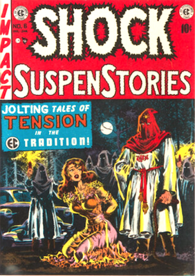 Shock SuspenStories #6: Classic Klan and bondage cover