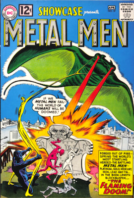 Showcase #37: 1st Metal Men. Click to sell or value your copy