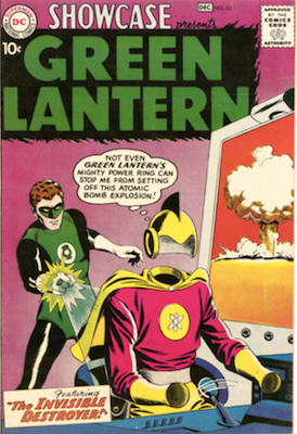 Showcase #23: Green Lantern vs nuclear blast. Click to sell your comics