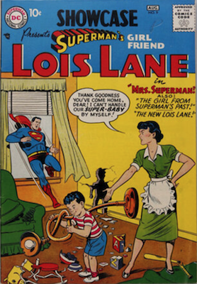 Showcase #9: 1st Silver Age Lois Lane. Click for values