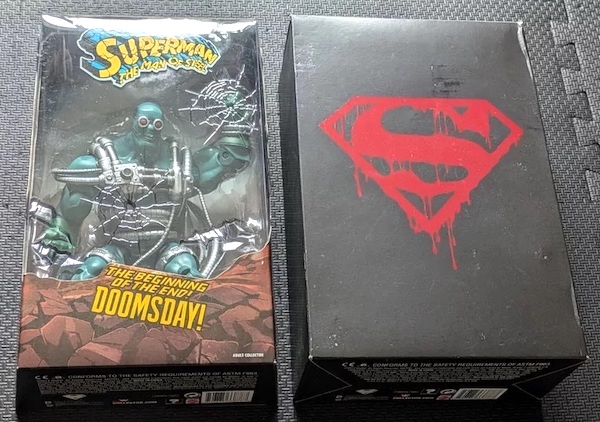 2014 SDCC DC Comics Signature Collection Superman The Man Of Steel DOOMSDAY Action Figure. Click to value or sell yours