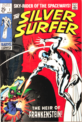 Silver Surfer #7: Frankenstein's Monster cover story