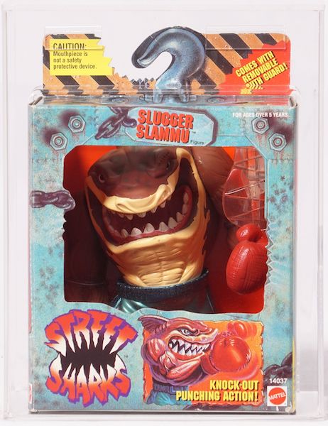 Street Sharks action figures Slugger Slammu