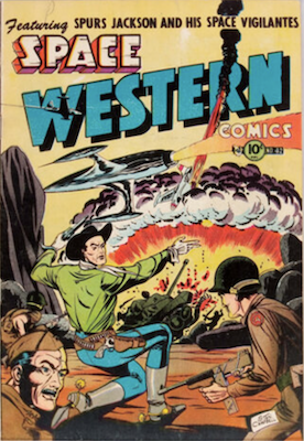 Space Western #42: Atomic explosion comic. Click to sell yours