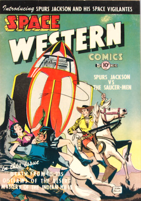 Space Western #40: First in genre crossover series. Click to sell your comics