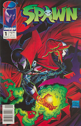 Spawn #1 newsstand edition
