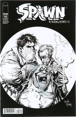 Spawn #193 Black and White edition. Click to sell your copy