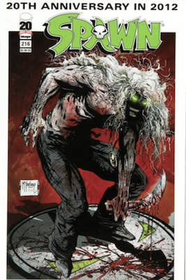 Spawn #216: Anniversary issue, low print run. Click to sell or value one