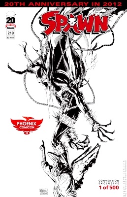Spawn #219: Phoenix Comic Con sketch edition, limited to 500 copies. Click to sell yours