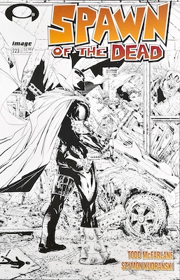 Spawn #223 Sketch Cover. Click to sell your Spawn comic books