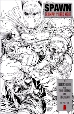 Spawn #224 Sketch Cover. Click to sell your comic book collection