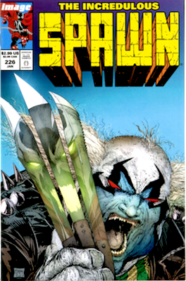 Spawn #226: Cover swipe of Incredible Hulk #340. Click to sell yours
