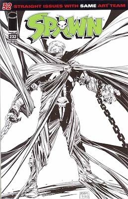 Spawn #232 Sketch Cover. Click to sell your Spawn comics