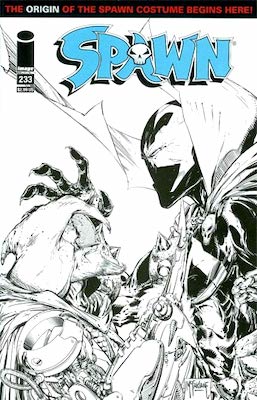 Spawn #233 Sketch Cover. Click to sell or appraise one