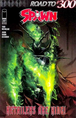 Spawn #297 Mattina variant. Click to sell your comic books