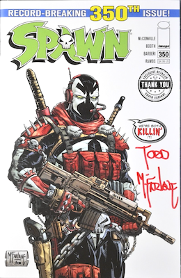Spawn #350: Retailer Thank You Variant Cover G. Click to sell yours