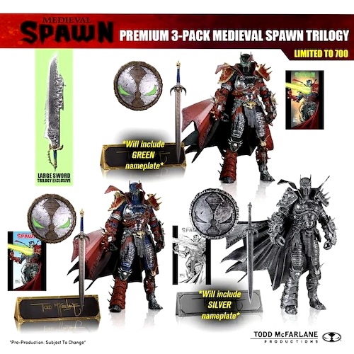 Kickstarter Medieval Spawn Premium 3-Pack. Click to sell yours