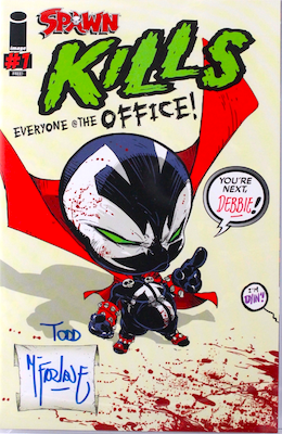 Spawn Kills Everyone! #1 (2016): McFarlane Sketch Variant. Click to sell one