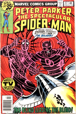 Spectacular Spider-Man #27: 1st Miller art on Daredevil