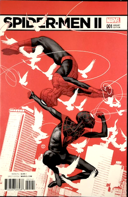 Spider-Men II #1 (2017): Julian Totino Tedesco variant