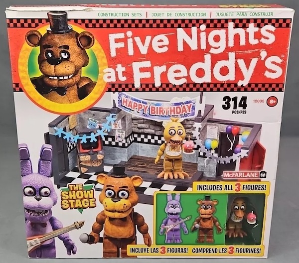 Five Nights at Freddy's The Show Stage Set playset. Click for a free appraisal