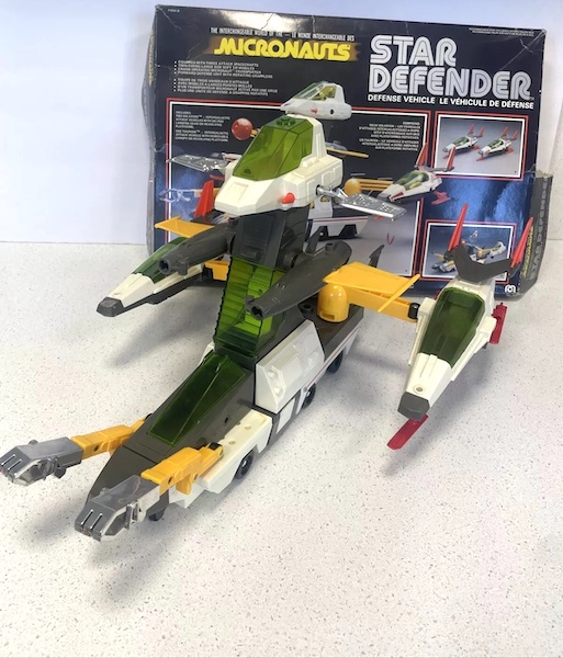 Mego Micronauts Star Defender. Click to have yours valued