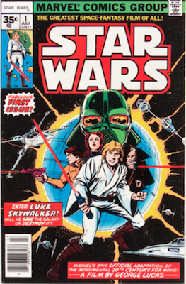 Star Wars #1 35 Cent Marvel Price Variant. Click to appraise yours if you're lucky enough to own one!