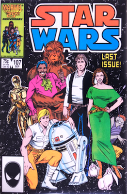 Star Wars #107 Last issue in series. Click for valuation