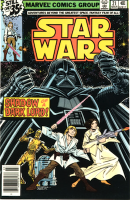 Star Wars Comic Book #21; 1st original Darth Vader story