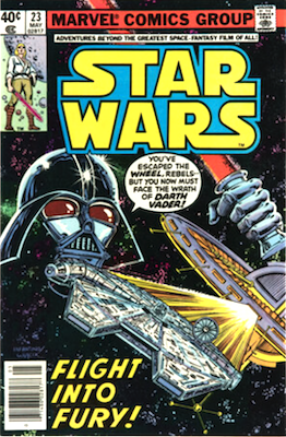 Star Wars Comic Book #23: Vader cover. Click for values