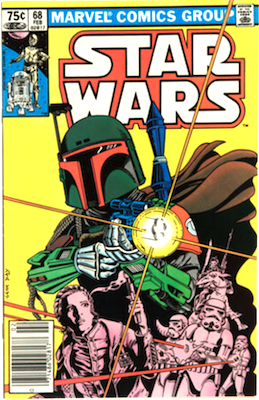 Star Wars Comic #68: 1st planet Mandalore, 2nd Fett cover