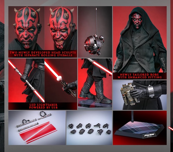 Star Wars Episode I The Phantom Menace DX16 1/6th Scale Darth Maul Figure. Click to value or sell one