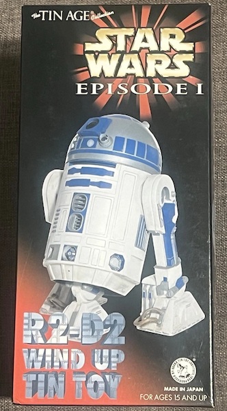 Star Wars Episode I The Phantom Menace R2-D2 Wind Up Tin Toy. Click to value or sell one