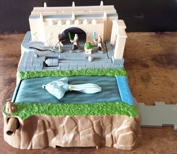 Star Wars Episode I The Phantom Menace Micro Machines Theed Rapids out of the box. Click to value or sell one