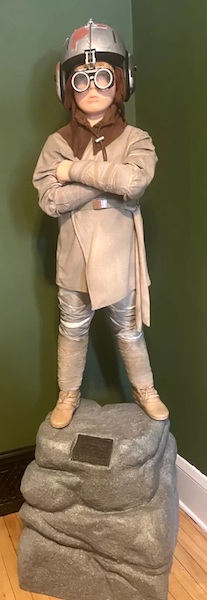 JC Penny Star Wars Episode I the Phantom Menace life-size Anakin Statue. Click to sell or appraise yours