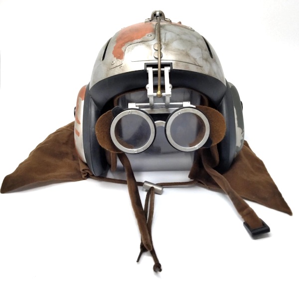 Star Wars Episode I The Phantom Menace Anakin Skywalker Pod Racer Helmet out of the box. Click to value or sell one