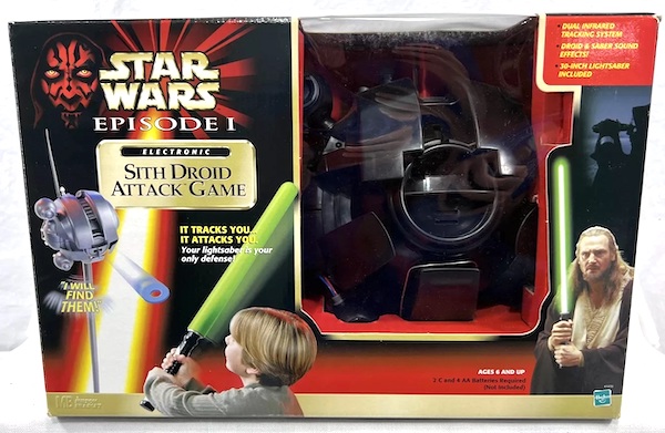 Star Wars Episode I The Phantom Menace Electronic Sith Droid Attack Game. Click to value or sell one