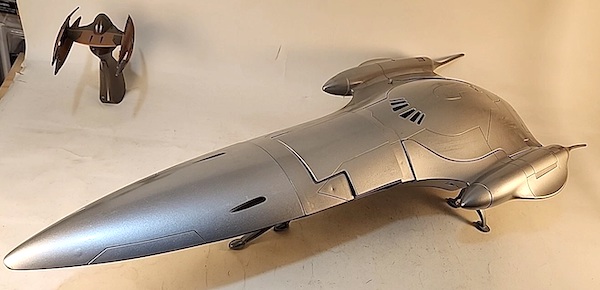 Star Wars Episode I The Phantom Menace Electronic Naboo Royal Starship out of the box. Click to sell or appraise one