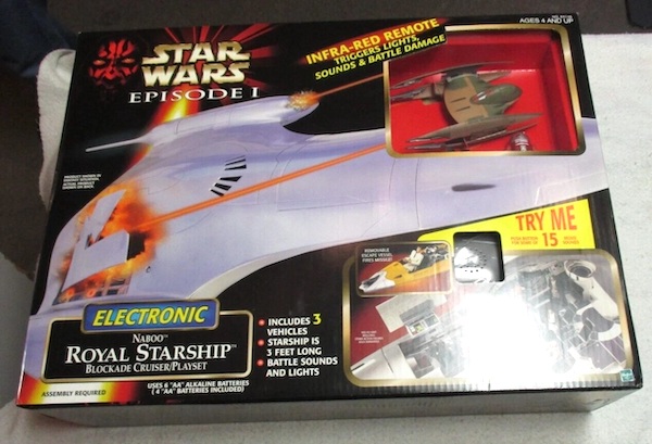 Star Wars Episode I The Phantom Menace Electronic Naboo Royal Starship. Click to sell or appraise one