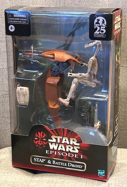 Star Wars Black Series Episode I The Phantom Menace Stap & Battle Droid. Click to sell or value one