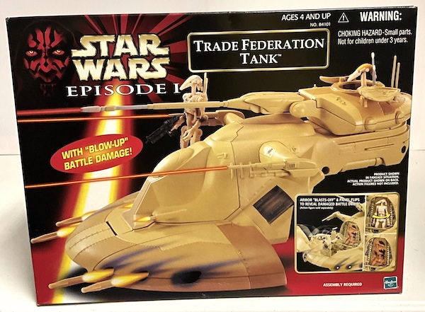 Star Wars Episode I The Phantom Menace Trade Federation Tank. Click to sell or appraise one