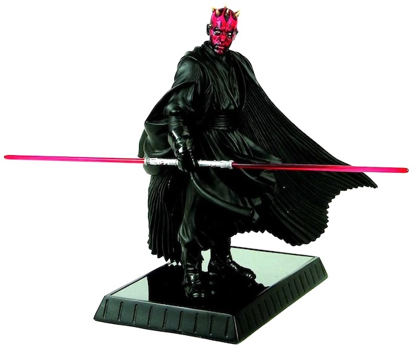 Star Wars Episode I Phantom Menace Darth Maul 1/6th Scale Statue out of the box. Click to sell or value one