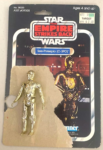 Kenner Star Wars The Empire Strikes Back C-3PO out of the pack. Click to sell or value yours